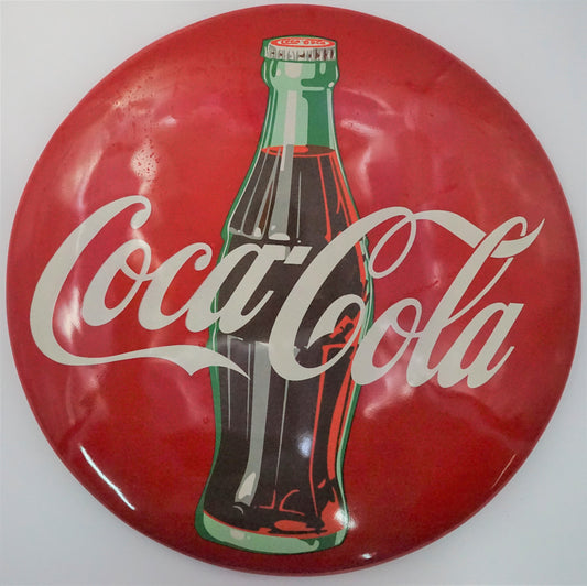 3-D Button Sign Contour Bottle Resin