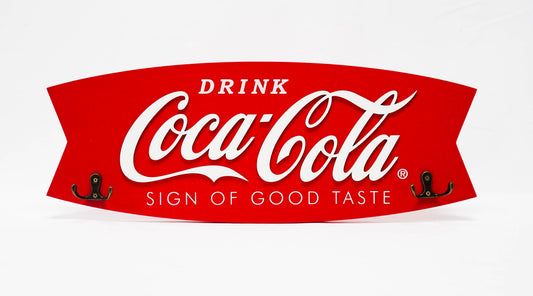 Coca - Cola Fishtail Coat Rack