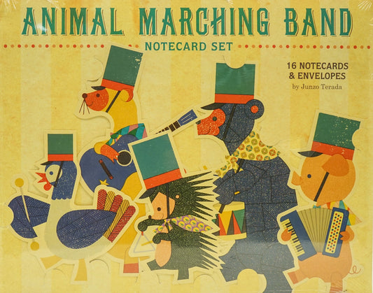 Animal Marching Band Notecard Set