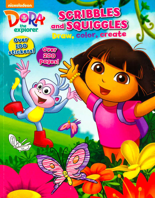 Dora the Explorer Scribbles and Squiggles: Draw, Color, Create