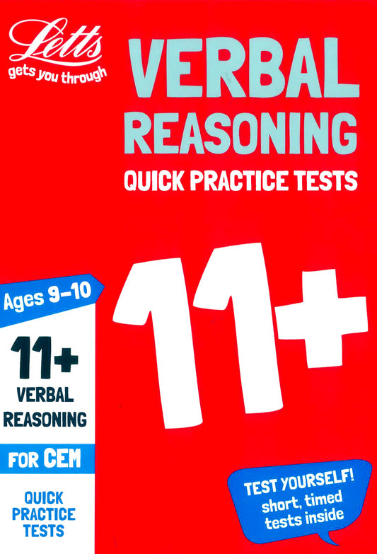 11+ English And Verbal Reasoning Quick Practice Tests Age 9-10