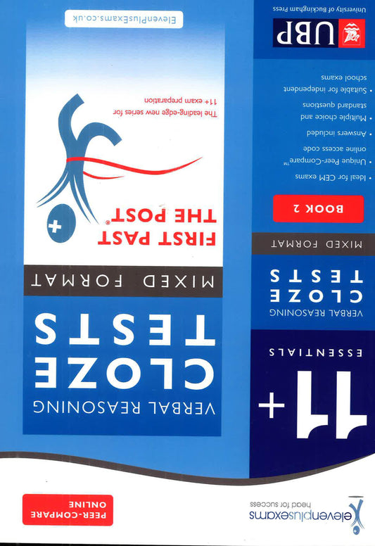 11 + Cloze Tests - Mixed Format - Book 2 Blue